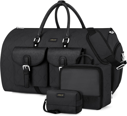 Garment Bag for Travel Convertible Carry on Travel Duffel Bag for Men Women