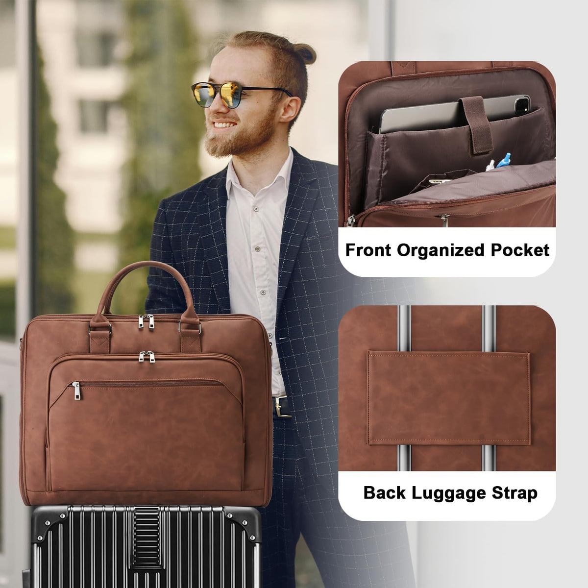 Premium Travel Garment Bag - Stylish Carry-On Solution for Men and Women