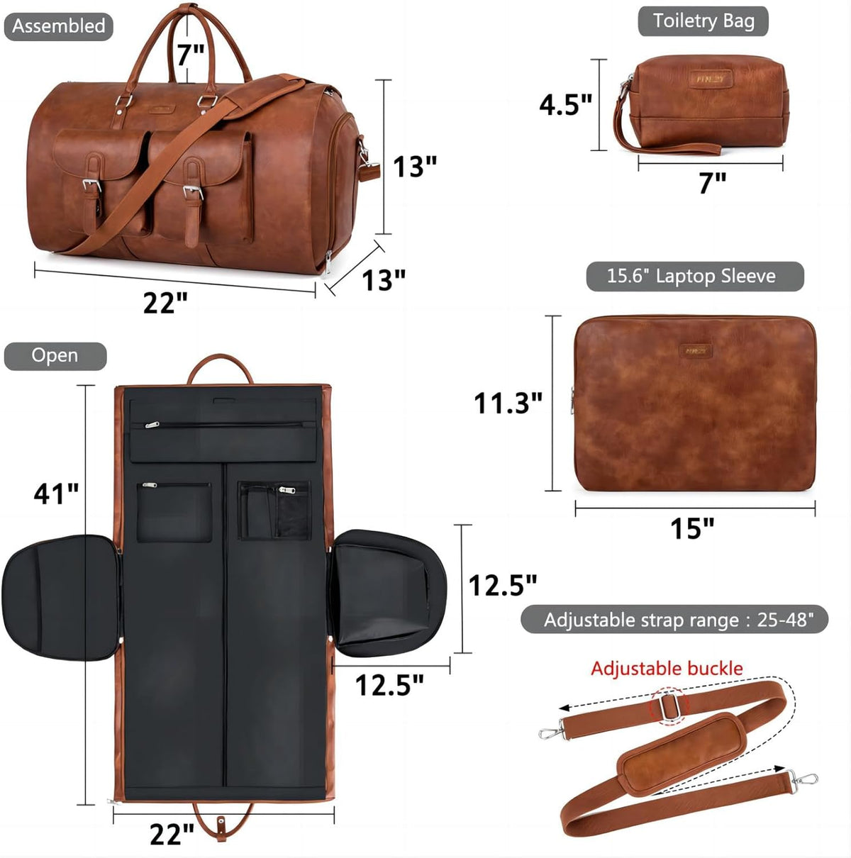 Elevate Your Travel Experience with the ITIEZY Convertible Garment Bag - Stylish Duffel for Men and Women
