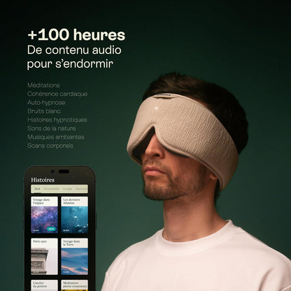 Experience Ultimate Relaxation with HoomBand Ultimate: Wireless Sleep Headphones with Blackout Mask, Bluetooth 5.2, and 100+ Hours of Soothing Sound Therapy