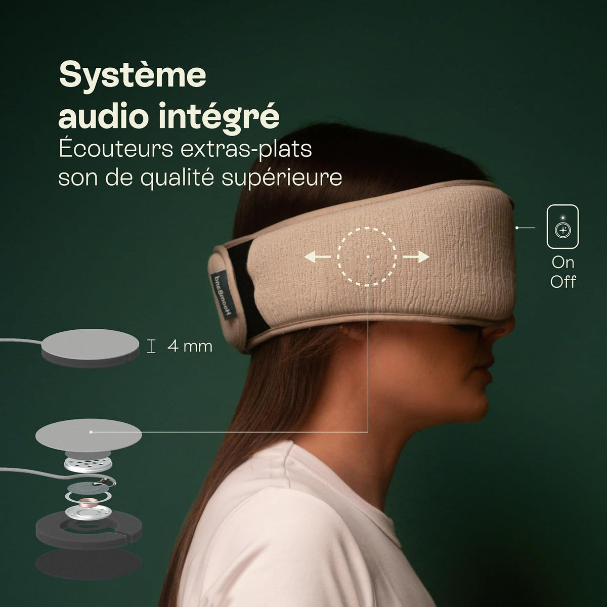 Experience Ultimate Relaxation with HoomBand Ultimate: Wireless Sleep Headphones with Blackout Mask, Bluetooth 5.2, and 100+ Hours of Soothing Sound Therapy