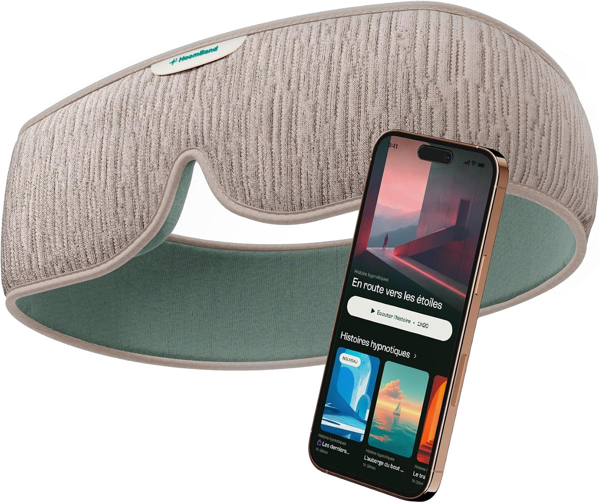 Experience Ultimate Relaxation with HoomBand Ultimate: Wireless Sleep Headphones with Blackout Mask, Bluetooth 5.2, and 100+ Hours of Soothing Sound Therapy