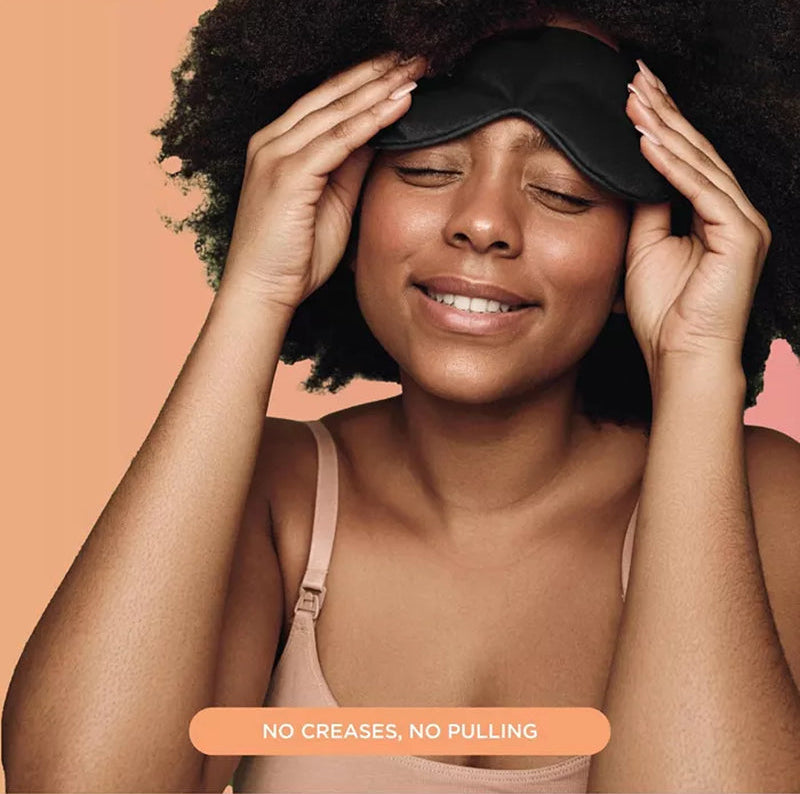 Indulge in Luxurious Sleep with Our 100% Satin Blackout Sleep Mask