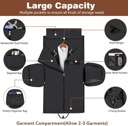 Garment Bag for Travel Convertible Carry on Travel Duffel Bag for Men Women