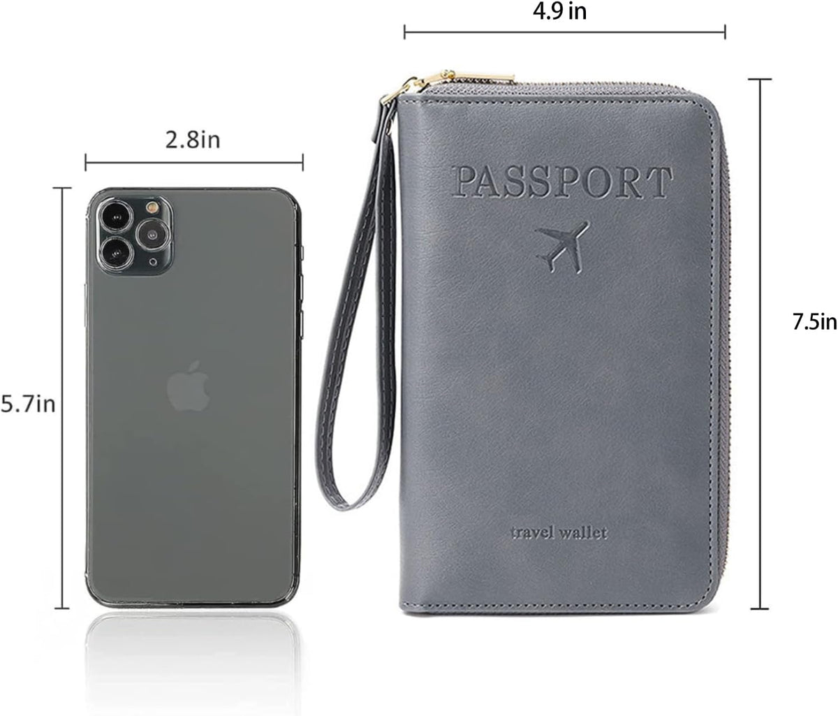 Ultimate RFID Blocking Passport Holder: Stylish and Multi-Functional Travel Wallet for Men and Women