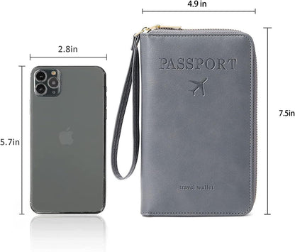 Ultimate RFID Blocking Passport Holder: Stylish and Multi-Functional Travel Wallet for Men and Women