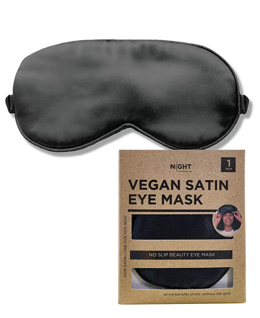 Indulge in Luxurious Sleep with Our 100% Satin Blackout Sleep Mask